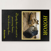 Puzzle Honorer le canon de char américain qui vous vise (Horizontal)