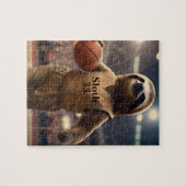 Puzzle Hoops and Hangs : Le Slam Dunking Sloth, (Horizontal)