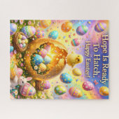 Puzzle Hope is ready to hatch magical happy Easter jigsaw (Horizontal)