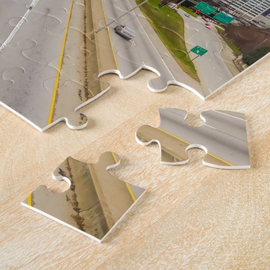 Puzzle Horizon d'Atlanta au-dessus de route (Côté)