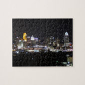 Puzzle Horizon de Cincinnati la nuit (Horizontal)