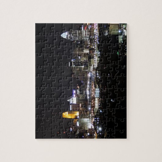 Puzzle Horizon de Cincinnati la nuit (Vertical)