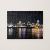 Puzzle Horizon de Cincinnati la nuit (Horizontal)