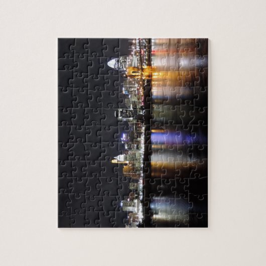Puzzle Horizon de Cincinnati la nuit (Vertical)
