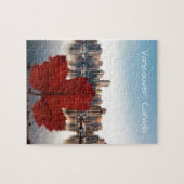 Puzzle Horizon de feuille d'érable rouge de Vancouver (Horizontal)