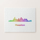 Puzzle Horizon de Houston d'arc-en-ciel (Horizontal)