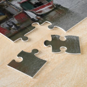 Puzzle Horizon de Panamá City avec des bateaux de pêche (Côté)