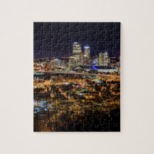 Puzzle Horizon de Pittsburgh la nuit