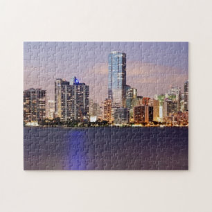 Puzzle Horizon des Etats-Unis, la Floride, Miami au