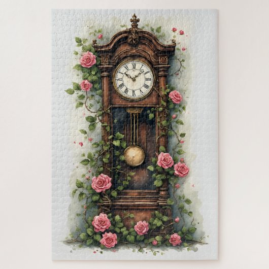 Puzzle Horloge à pendule Vintage Ivy Rose (Vertical)