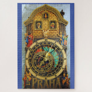 PUZZLE HORLOGE PRAHA CZECHOSLOVAKIA
