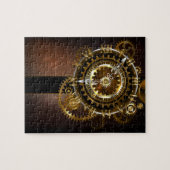 Puzzle Horloge Steampunk avec des engrenages anciens (Horizontal)
