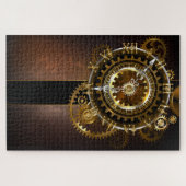 Puzzle Horloge Steampunk avec des engrenages anciens (Horizontal)