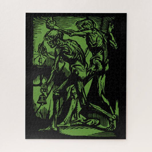 Puzzle Horreurs sans fin des mineurs morts pour Halloween (Vertical)