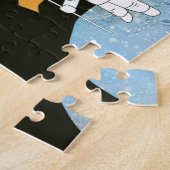 Puzzle Hors de ce monde astronaute Invitation de fête d'a (Côté)