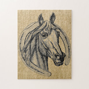 Puzzle Horse cameo