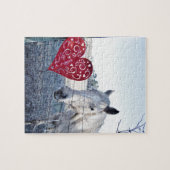Puzzle HORSE coeur Valentine (Horizontal)