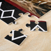 Puzzle Horse cowboy Hat Lasso Western (Côté)