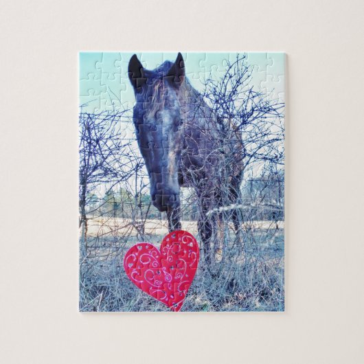 Puzzle Horse et heart (Vertical)