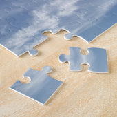 Puzzle Horse head clouds blue sky imagination (Côté)