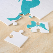 Puzzle Horse Lover avec nom personnalisé. (Côté)