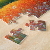 Puzzle Horse on Farm Wildflower Meadow (Côté)