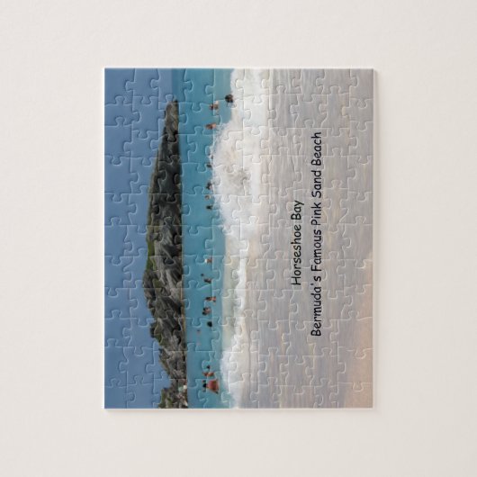 Puzzle Horseshoe Bay, la célèbre plage de sable rose des  (Vertical)