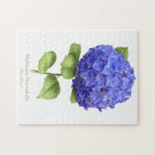 Puzzle Hortensia Bleu (Horizontal)