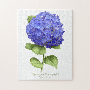 Puzzle Hortensia Bleu