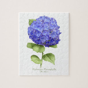 Puzzle Hortensia Bleu