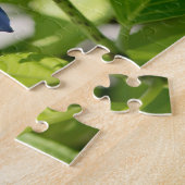 Puzzle Hortensia bleu floral (Côté)