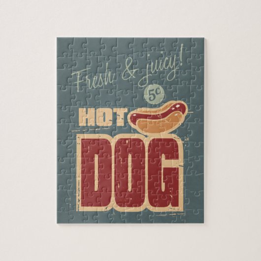 Puzzle Hot-dog (Vertical)