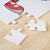 Puzzle Hot dog at baseball with baseball (Côté)