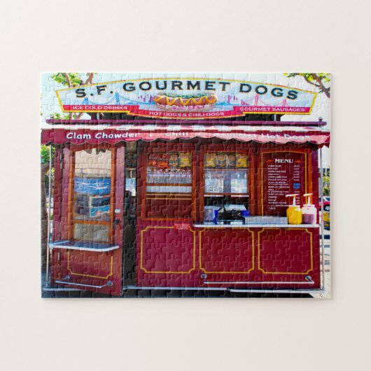 Puzzle Hot Dog Stand California. (Horizontal)