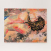 Puzzle Hot Lady - Abstraite Femme Corps Peinture original (Horizontal)