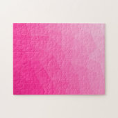 Puzzle Hot pink gradient geometric mesh pattern (Horizontal)