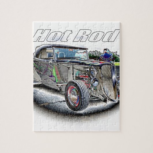 Puzzle Hot rod (Vertical)