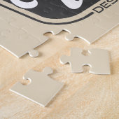 Puzzle Hot rod fait sur commande vintage (Côté)