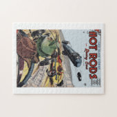 Puzzle Hot Rods & Racing Cars Comic, 1956 (Horizontal)