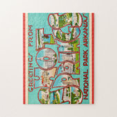Puzzle Hot Springs Arkansas 11x14 (Vertical)