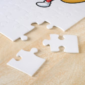 Puzzle Hotdog à la pêche avec bâtonnet de pêche (Côté)