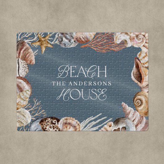 Puzzle Hôte de famille de vacances d'été de la coquille d