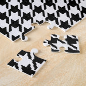 Puzzle Houndstooth noir et blanc par Shirley Taylor (Côté)