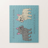 Puzzle House is not a home without a dog (Vertical)