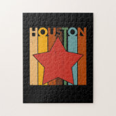 Puzzle HOUSTON Retro Vintage (Vertical)