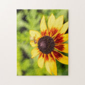 Puzzle Hoverfly sur Rudbeckia (Vertical)