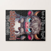 Puzzle How Do I Take My Coffee? Seriously Very Seriously (Horizontal)