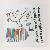 Puzzle How Many Nights a Week Should You Be Reading 6-7 (Horizontal)