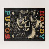 Puzzle Howdy Putos Funny Skull Retro Vintage (Horizontal)