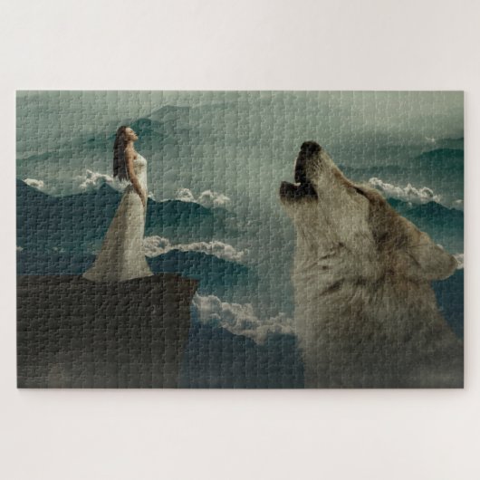 Puzzle Howling Wolf et Lady (Horizontal)
